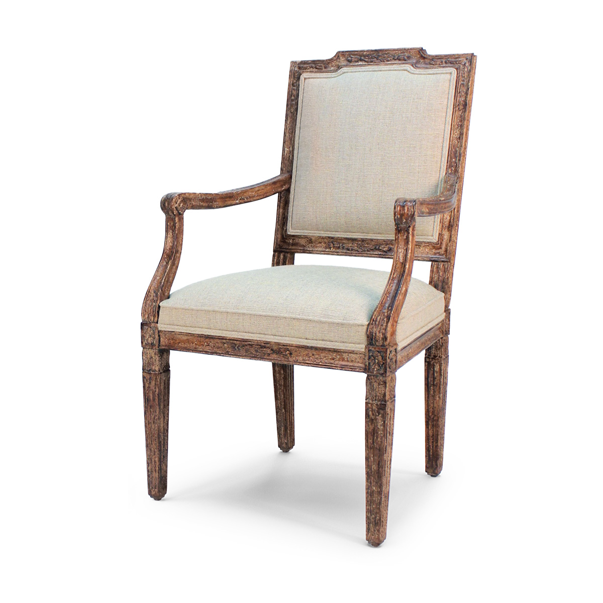 Italian Louis XVI Dining Arm Chair - Minton-Spidell